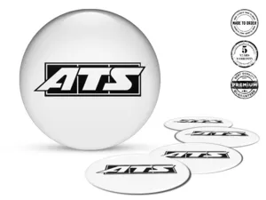 ATS Ruota Badge Edizione Etichette Cupola Resina